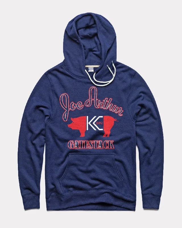 Fashionable And Versatile Kansas City Joe Arthur Gatestack BBQ Navy Hoodie