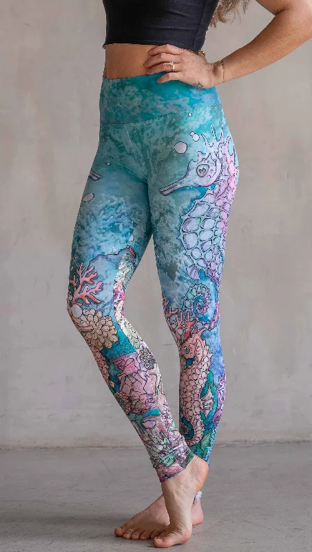 Artistic Temperament Seahorses - Athleisure Leggings