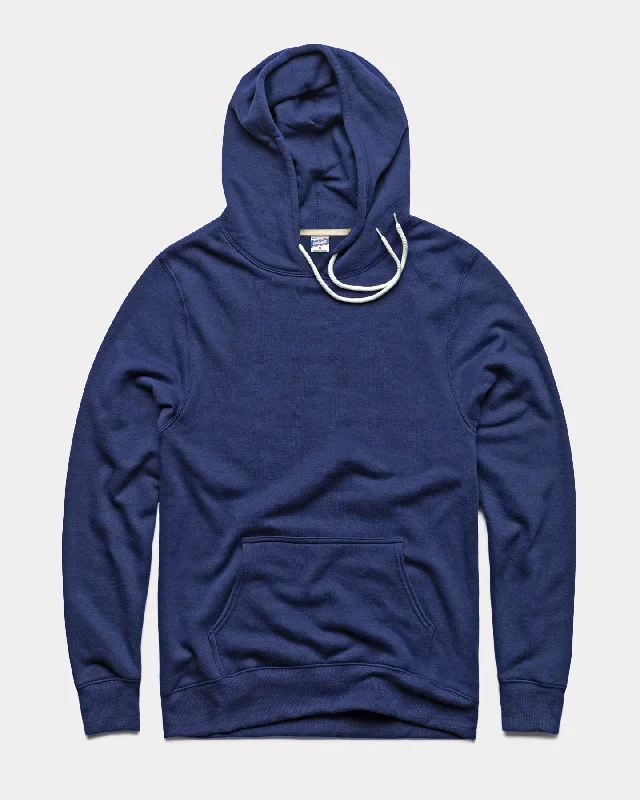 New Design Heather Navy Essential Unisex Hoodie