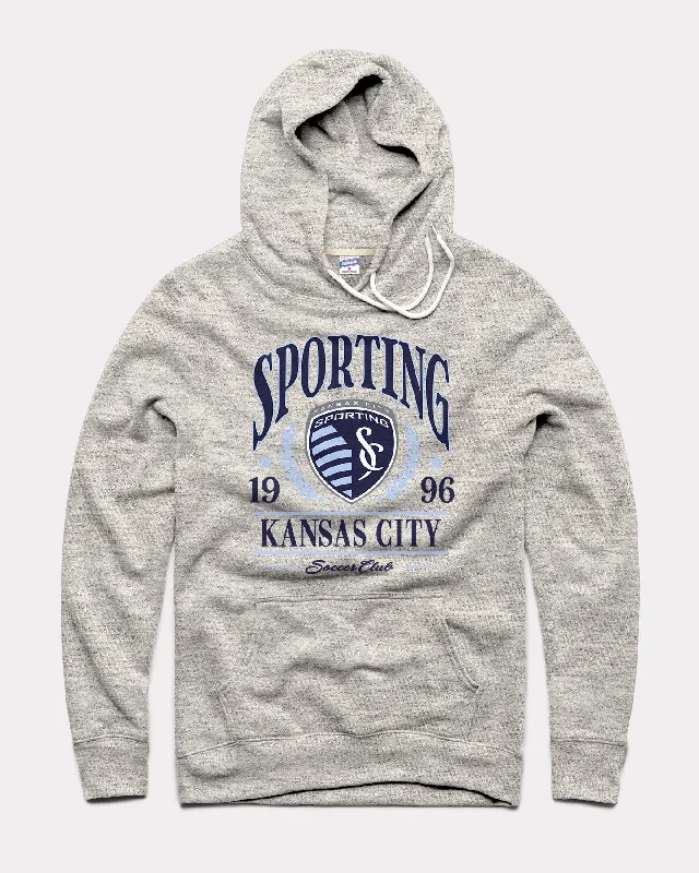 Spring Fashion Sporting Soccer Club Athletic Grey Hoodie