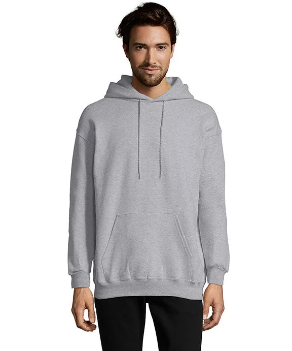High Street Style F170 - Hanes Adult Ultimate Cotton® Hooded Pullover | Oxford Grey