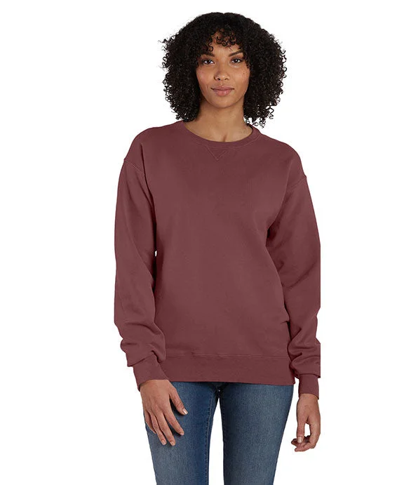 French Style GDH400 - ComfortWash by Hanes Unisex Crew Sweatshirt | Cayenne