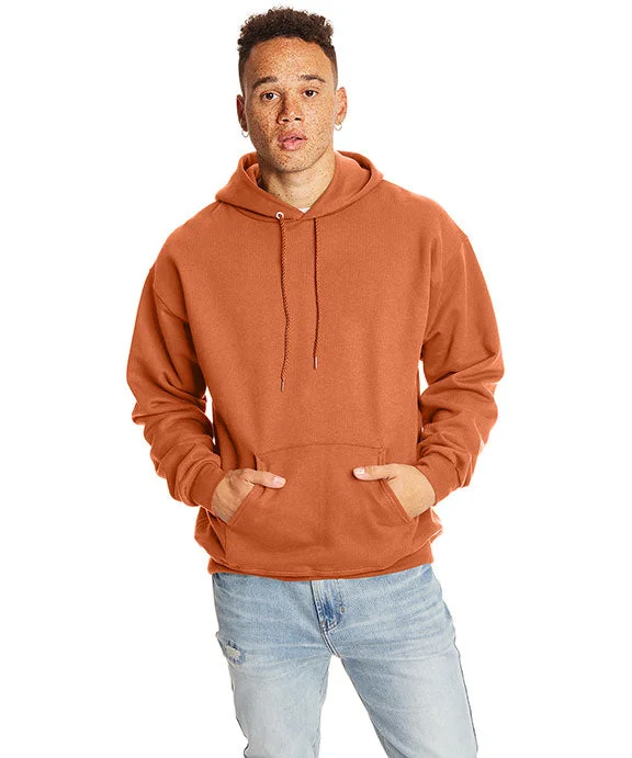 Youthful Street Fashion F170 - Hanes Adult Ultimate Cotton® Hooded Pullover | Pumpkin