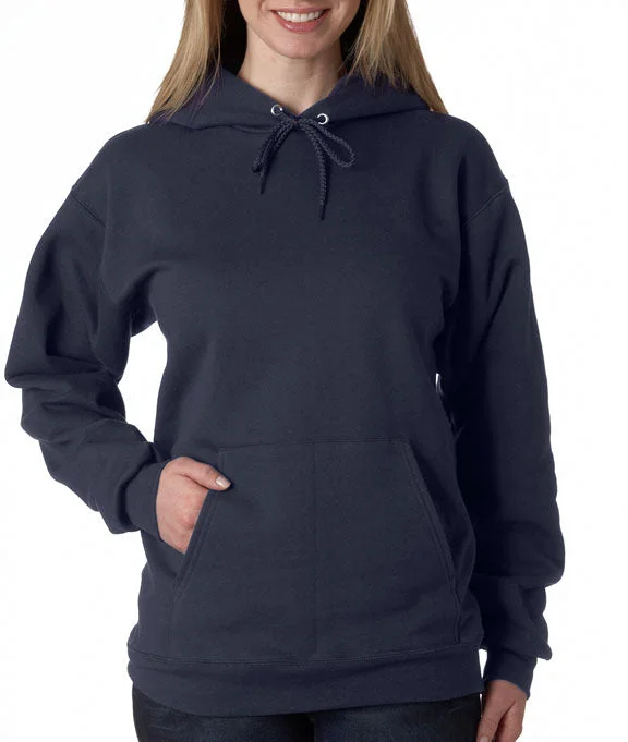 Lazy Home F170 - Hanes Adult Ultimate Cotton® Hooded Pullover | Navy