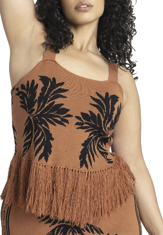 Style Design Fringe Crop Top