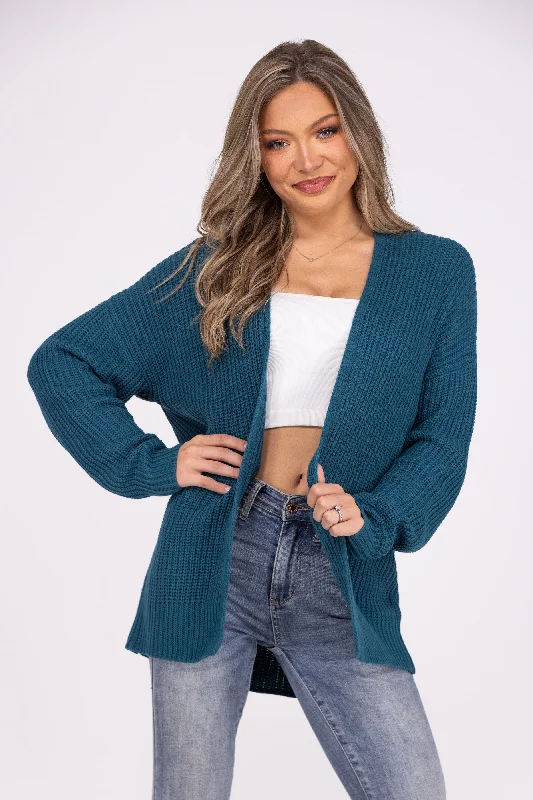 Knitted Design Great Feeling Women's Long Sleeve Cardigan