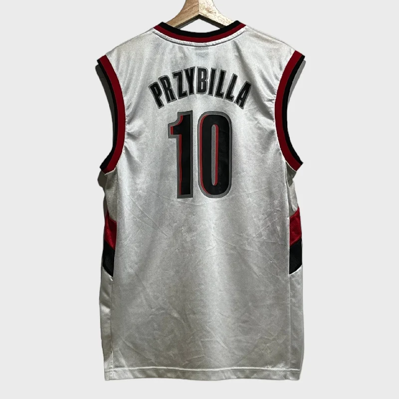 Warm Wear Joel Przybilla Portland Trail Blazers Rip City Jersey M