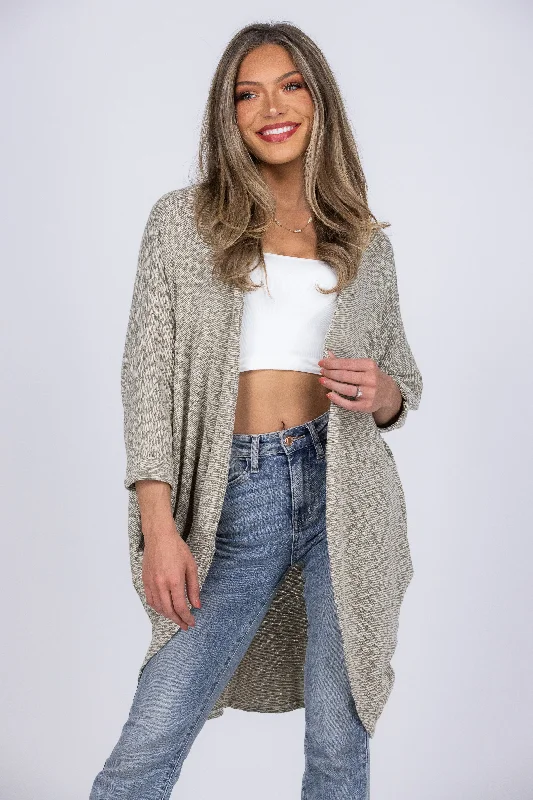 Street Personality Style What A Dream Women's Oversized Semi-Sheer Cardigan