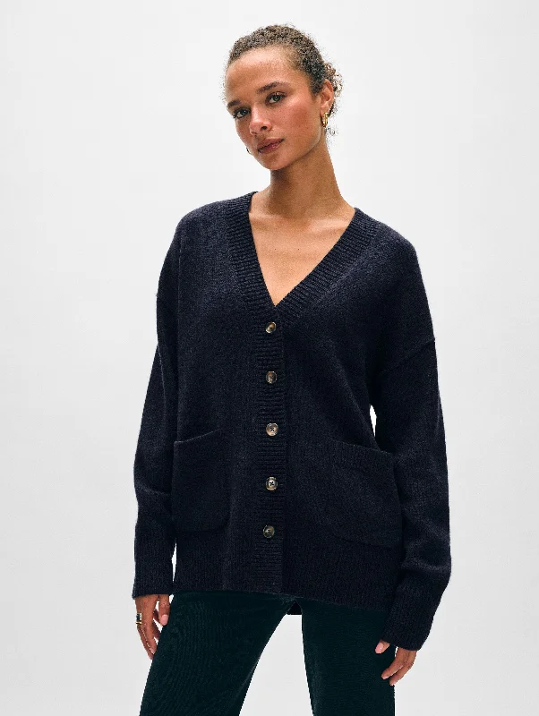 Creative Style Cashmere Luxe Pocket Cardigan