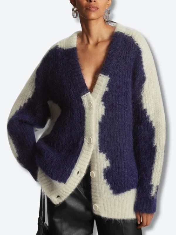 Sports Express V Neck Cardigan