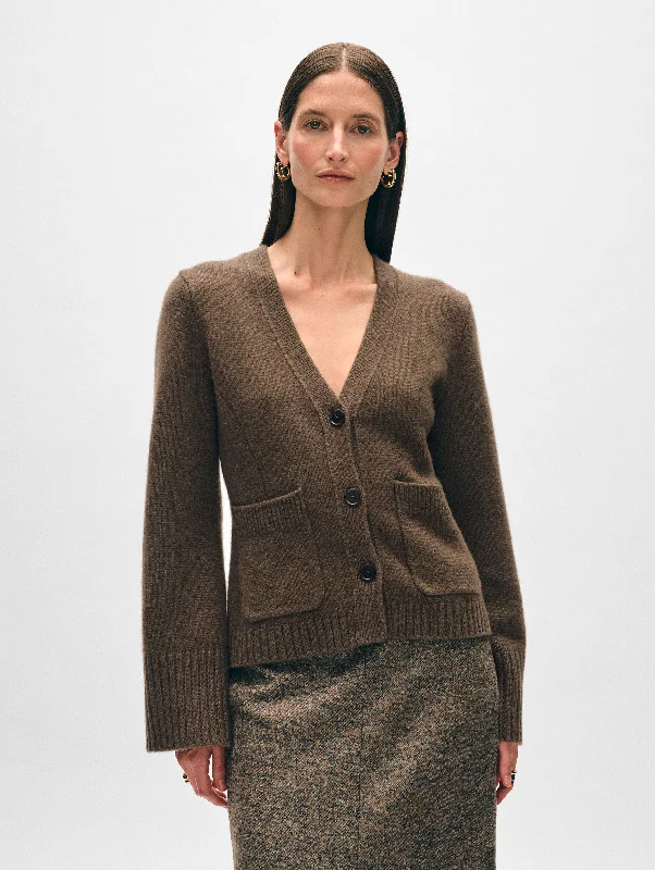 Versatile Style Cashmere Luxe Waisted Cardigan