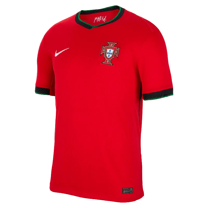 Nightclub Style Nike Men's Portugal (Men's Team) Stadium Home Dri-FIT Soccer Replica Jersey 24/25