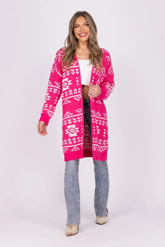 Sports Casual Style Quick Decisions Women's Bright Long Sleeve Cardigan