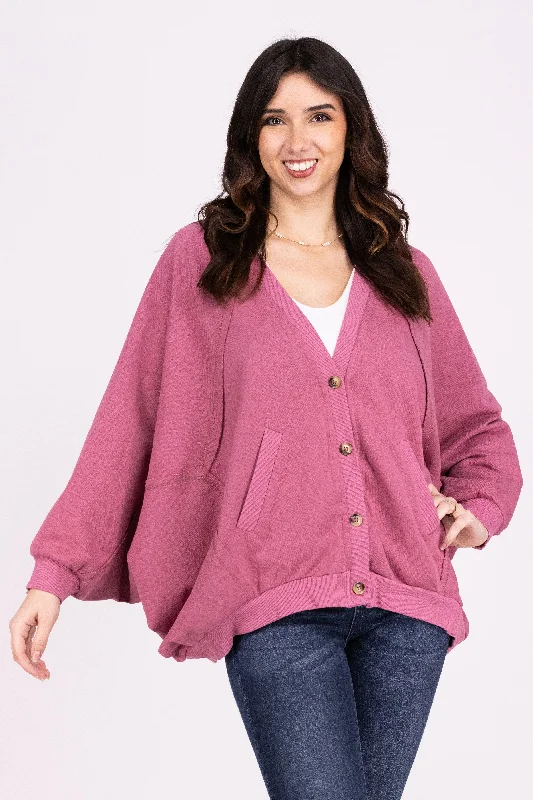 Elegant and noble Memories Of Us Women's Oversized Button Up Cardigan