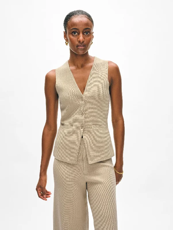 Urban Sense Superfine Organic Cotton Waistcoat