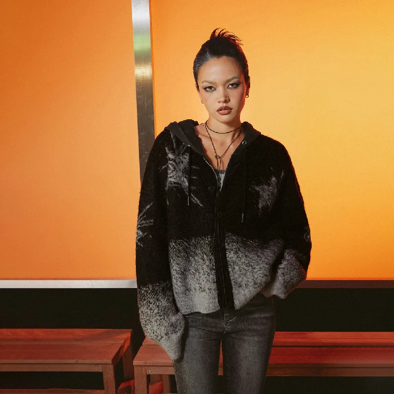 Classic style V-Neck Jacquard Cardigan