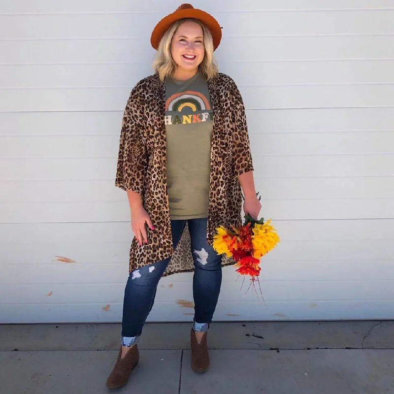 Body Design Savannah Leopard Duster
