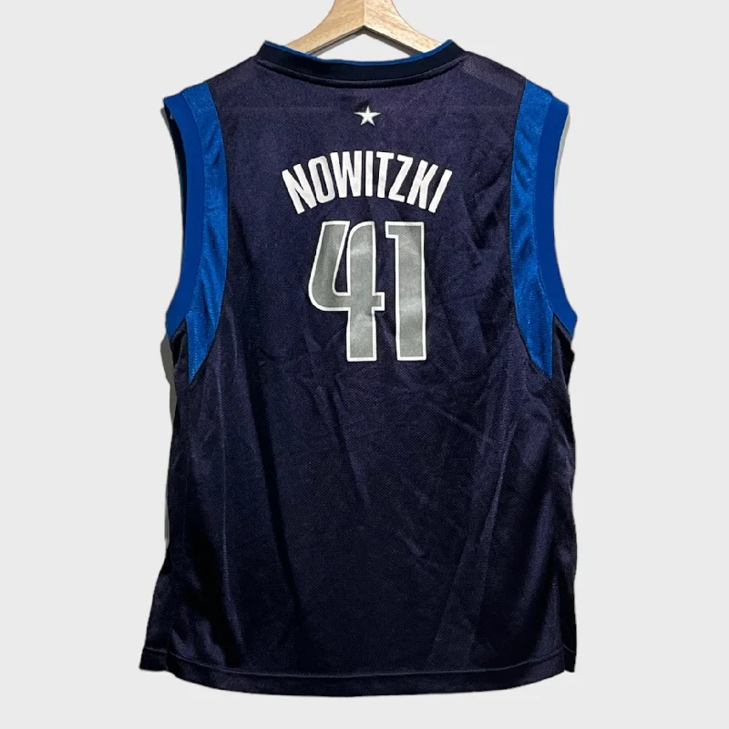 Hip-hop Style Dirk Nowitzki Dallas Mavericks Jersey Youth XL