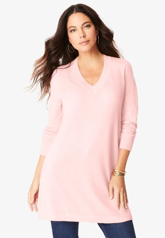 Classic Style CashMORE Collection V-Neck Sweater