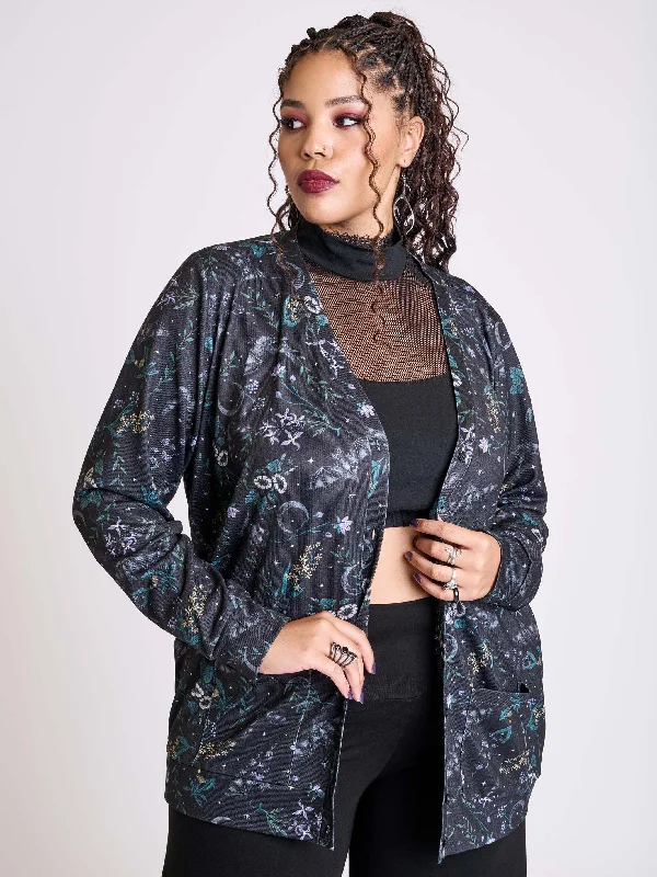 Retro Fashion Bat's Garden Cardigan