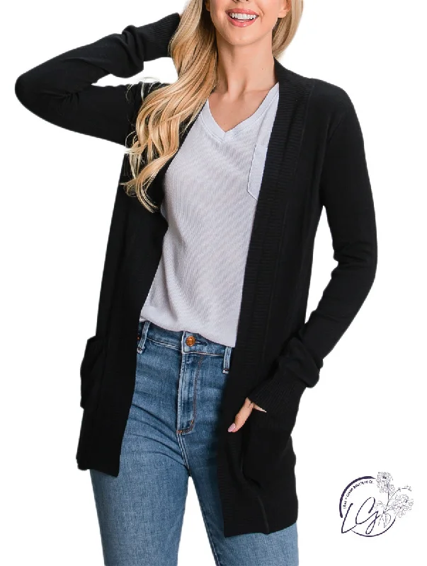 Effortless Style Curvy Delicate Love Cardigan