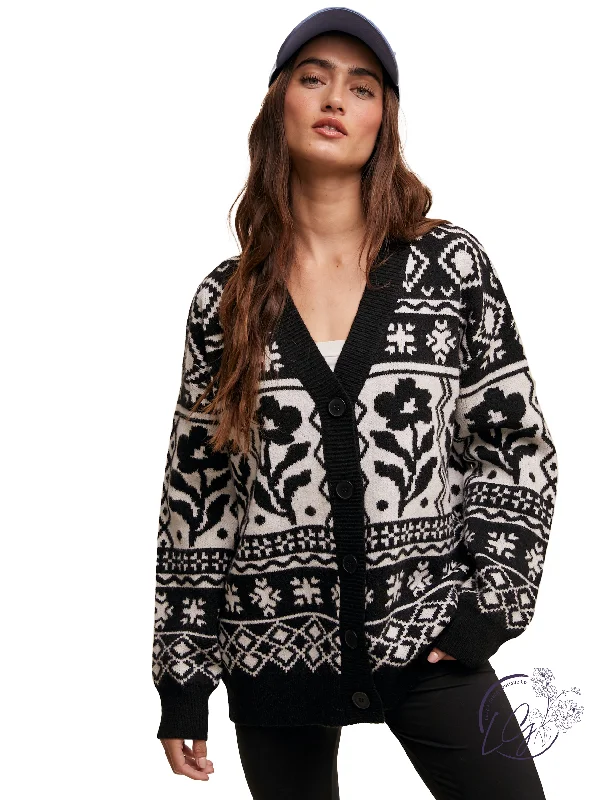 Sports Series Cozy Pines Knit Cardigan
