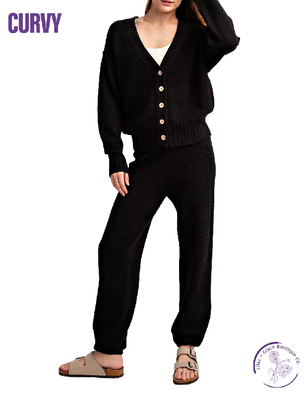Classic Series Curvy Homebody Button Up Cardigan
