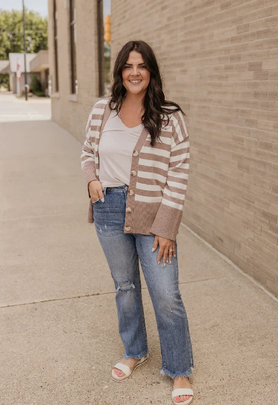Dressing Tips FAELYNN STRIPED CARDIGAN 2 COLOR OPTIONS
