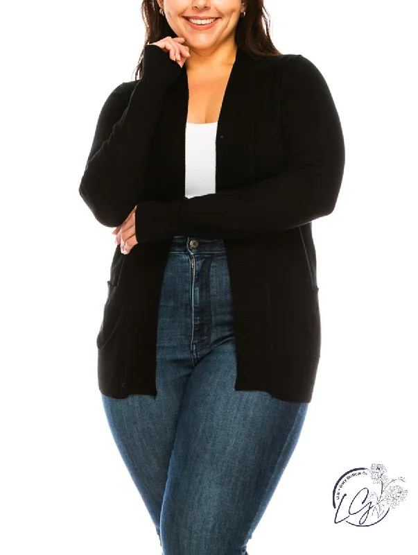 Minimal Comfort Curvy When Love Ends Knit Cardigan