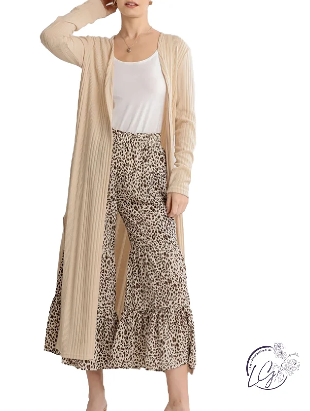 Cozy Shirts Sunday Stroll Long Cardigan