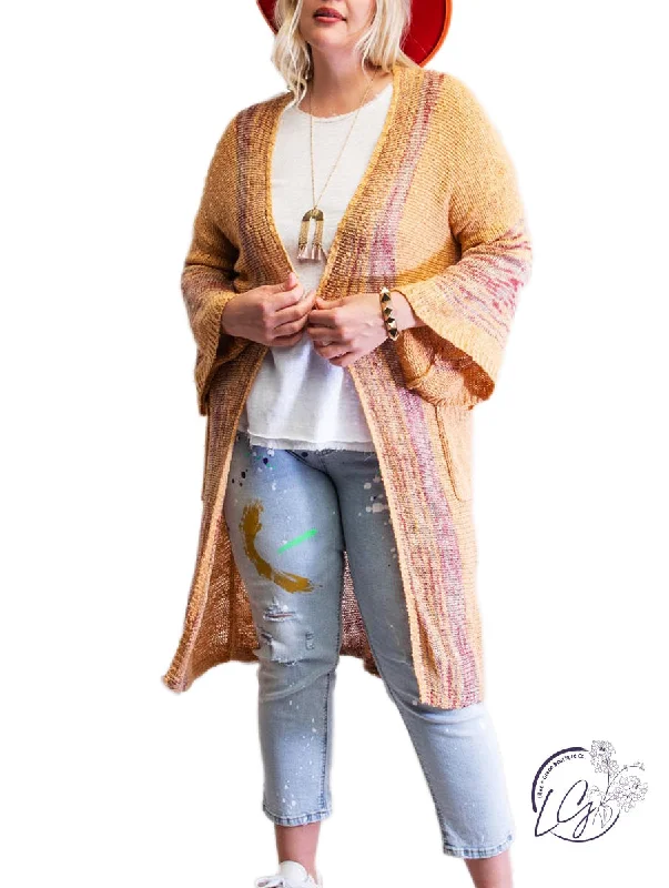 Smart Comfort Curvy Sweet Sweater Cardigan With Pockets