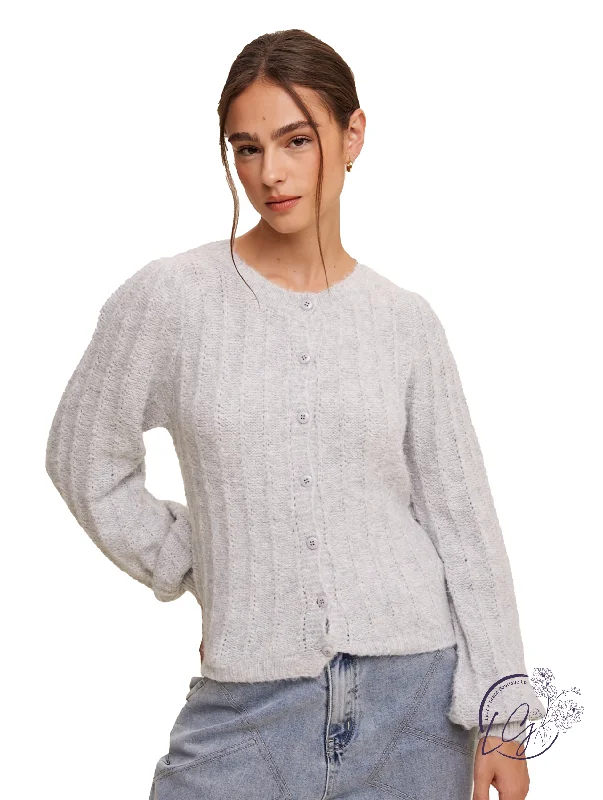 Celebrity Style Where The Coziness Is Knit Cardigan
