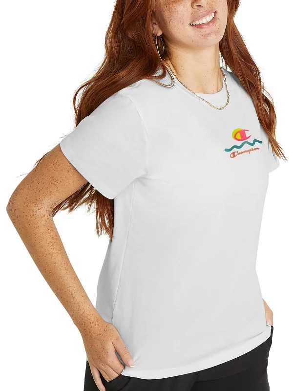 High-quality Fabrics Womens Lounge Logo Shirts & Tops