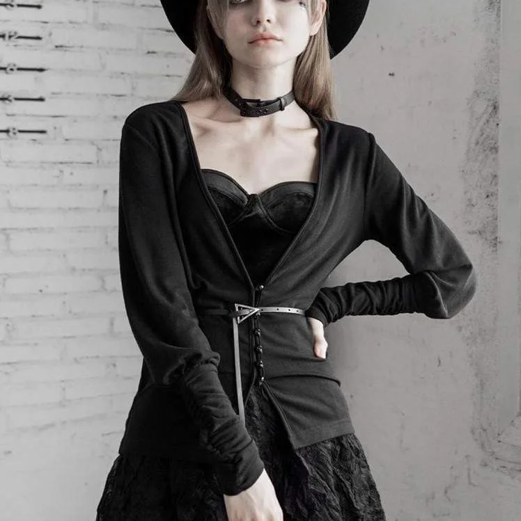 High Street Fashion Women's V-neck Goat Sleeved Long Cardigans