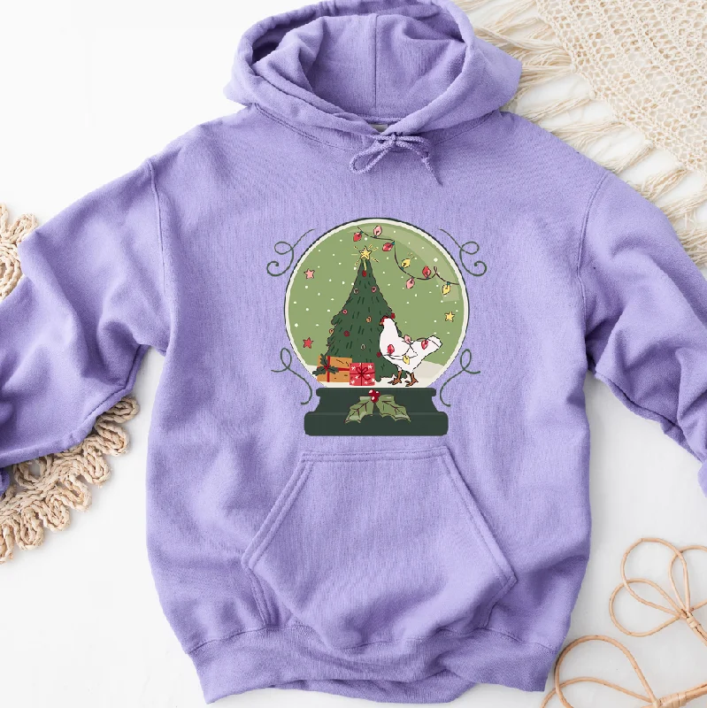 Fashionable sports Green Snow Globe Chicken Hoodie (S-3XL) Unisex - Multiple Colors!