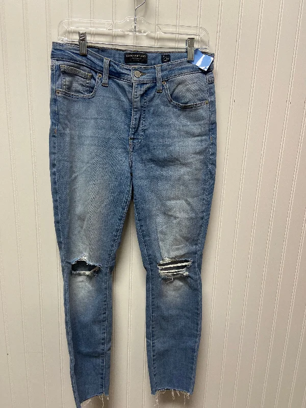 Sports Design Jeans Skinny By Lucky Brand In Blue Denim, Size: 8