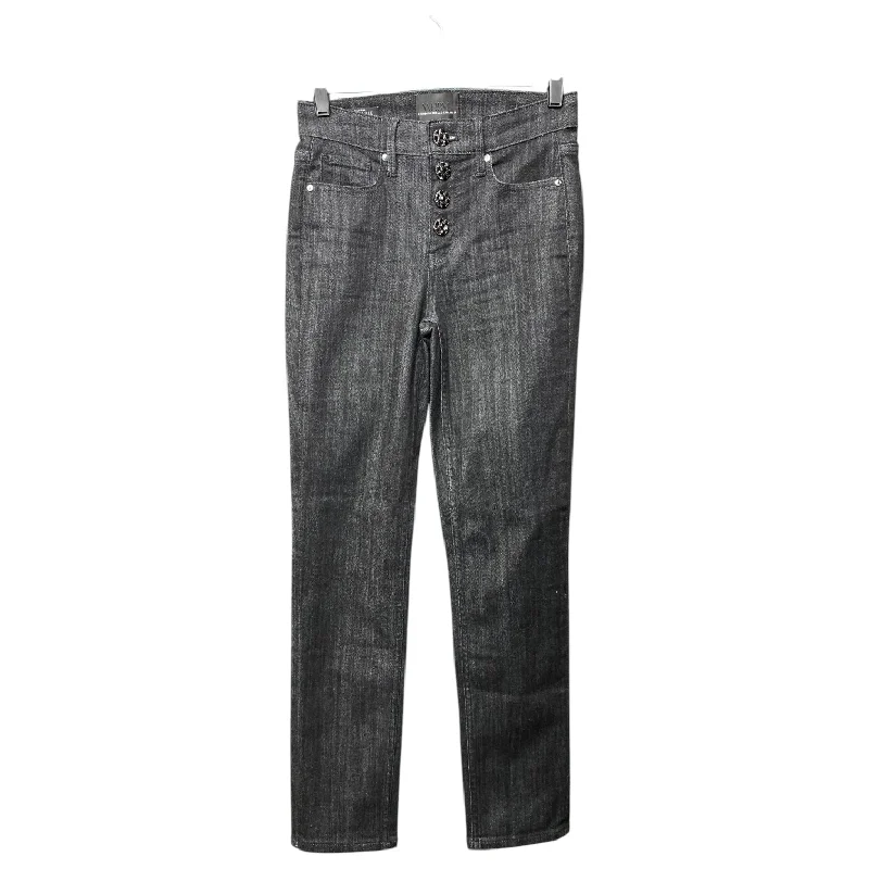 Eye-catching Personality Jeans Skinny By White House Black Market In Black, Size: Xxs