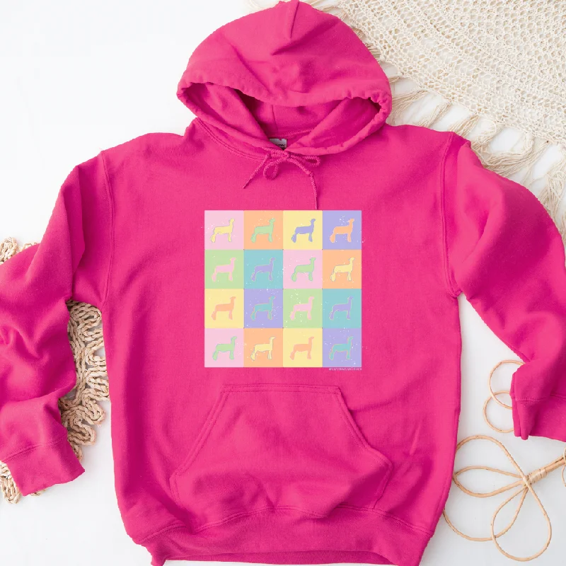 High-end Wear Pastel Checker Lamb Hoodie (S-3XL) Unisex - Multiple Colors!