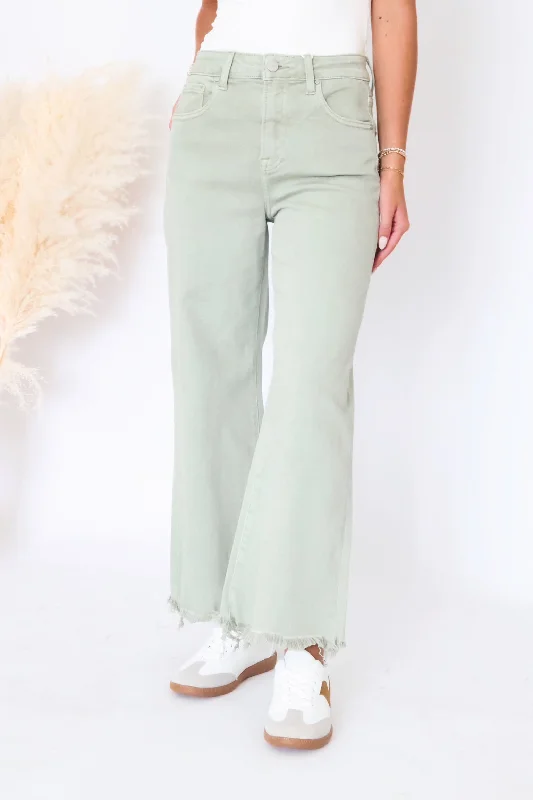 Stylish Comfort Penny Wide Leg Jeans