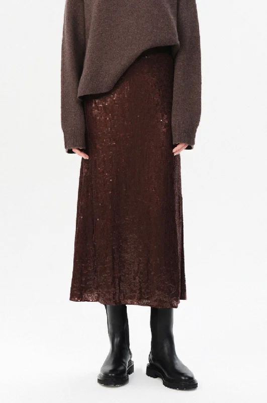 Casual Chic Cardales Dark Brown Percy Skirt