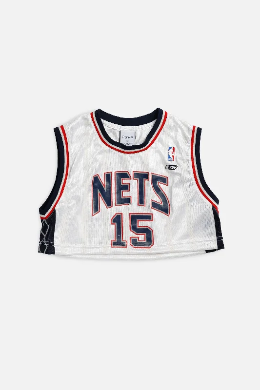 High-quality Design Rework Brooklyn Nets NBA Crop Jersey