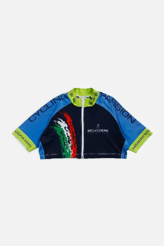 Youthful Style Rework Crop Cycling Jersey - S