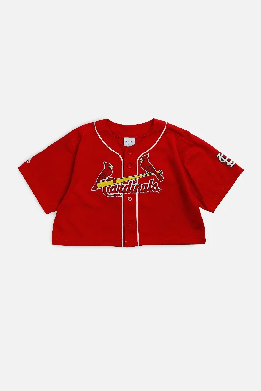 Integrated Design Rework Crop St. Louis Cardinals MLB Jersey - L