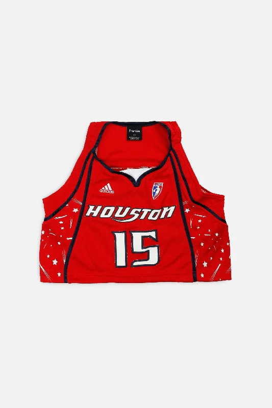 Trendy Items Rework Houston Comets WNBA Crop Jersey - M