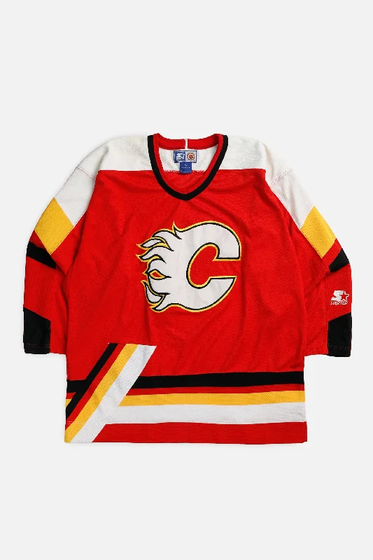 Personal Design Vintage Calgary Flames NHL Jersey - XL