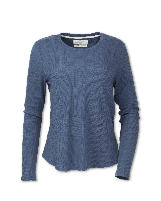 Retro Style WAFFLE KNIT CREW