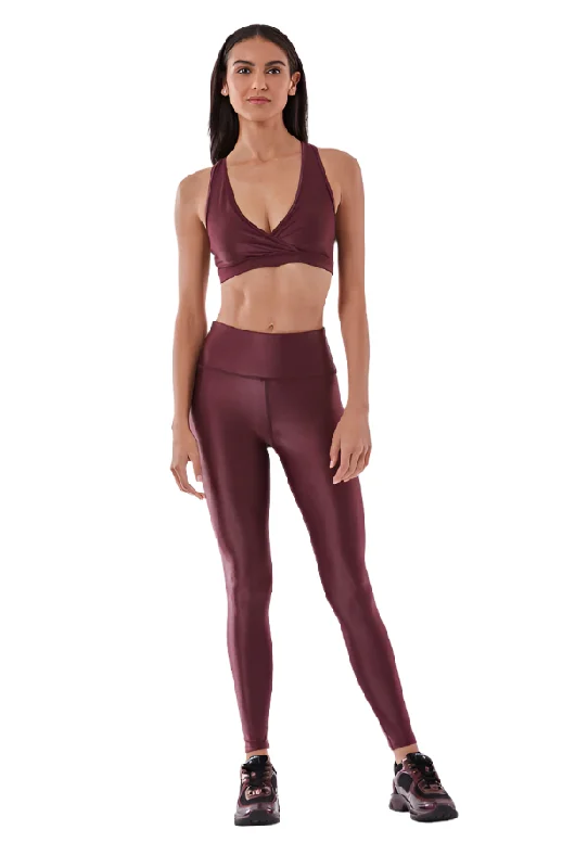 Relaxed Dresses Noli Liquid Legging Dark Cherry